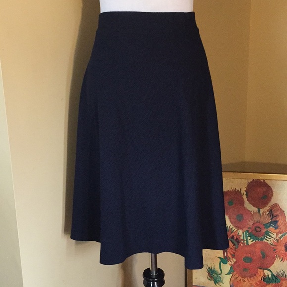TALBOTS Size 12W STRETCHY Soft Textured Skater Aline Flounce Pull-On $89 NEW - Picture 4 of 12
